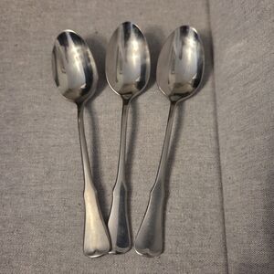 Henry Patrick Oneida Community 3 stainless teaspoons